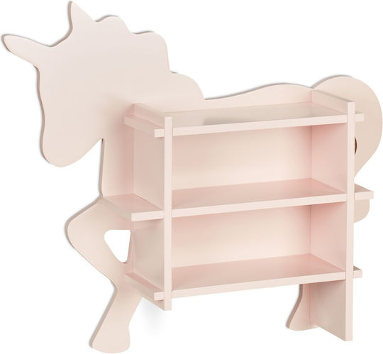 Kinderregal Wandhalterung Rosa 54,5x66x13cm
