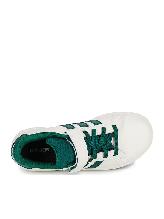 Grand Court 2.0 El C Kids Sneakers with Scratch Beige