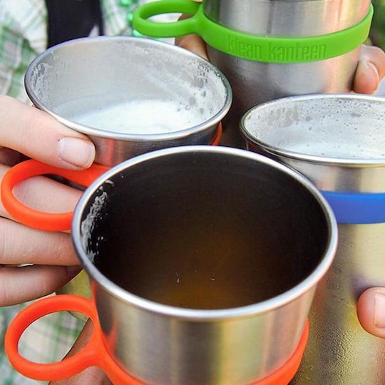 Klean Kanteen Σετ Ποτήρια Κοκτέιλ/Ποτού από Πλαστικό σε Ασημί Χρώμα 473ml 4τμχ