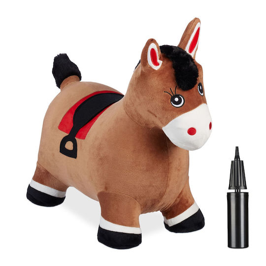 Rubber Jumper Textile Cover Pony Air Pump Included 46 X 59 X 25 Cm