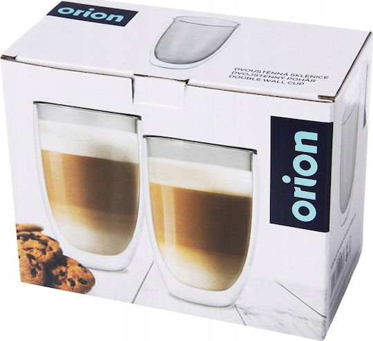 Orion Set of Glasses Coffee/Freddo made of Glass 460ml 2pcs