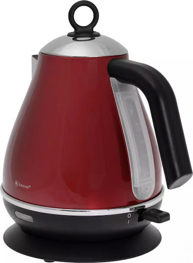 Kassel Βραστήρας 1.7lt 2200W Κόκκινος