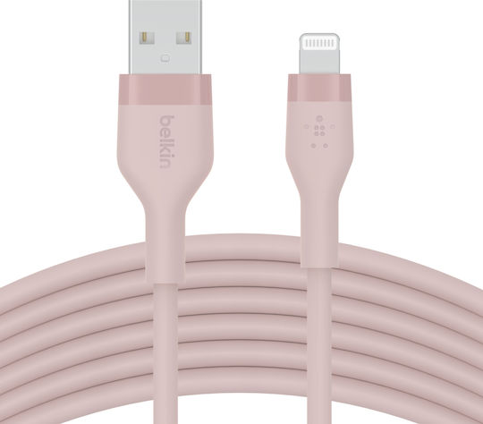 Belkin Boost Charge USB-A to Lightning Cable Pink 3m (CAA008bt3MPK)