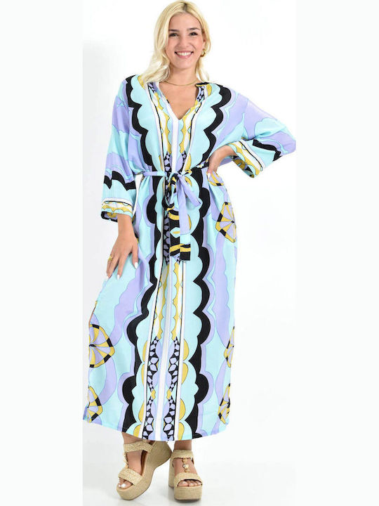 Summer Midi Satin Lilac Dress