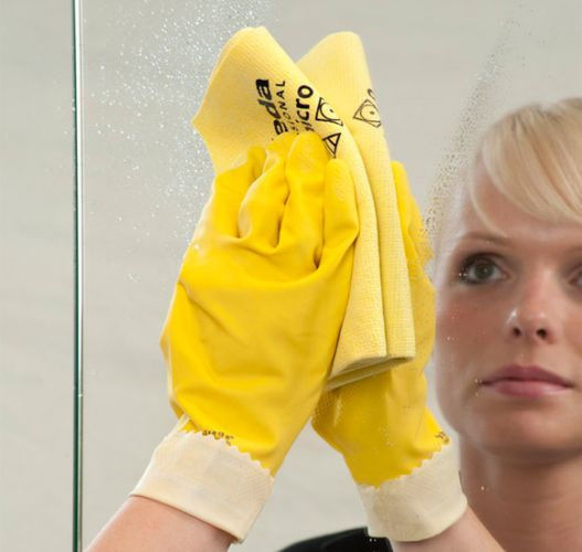 Vileda Pvamicro Cleaning Cloths with Microfibers for Windows Yellow 35x38cm 5pcs