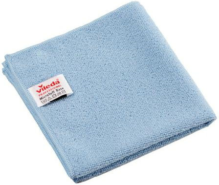 Vileda Microtuff Base Cleaning Cloths with Microfibers for General Use Blue 36x36cm 5 Pieces