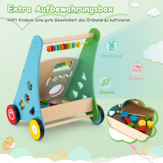 Costway Mersul în Cărucior Pentru Bebeluși TM10058 Multicoloră