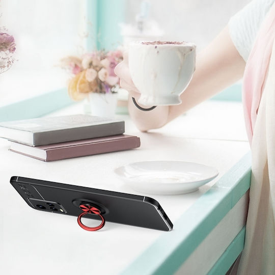 Rotating 360 Full Cover Metallic Black (Vivo Y21)