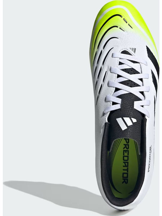 adidas Club Football Shoes with Cleats White adidas Club Football Shoes with Cleats White