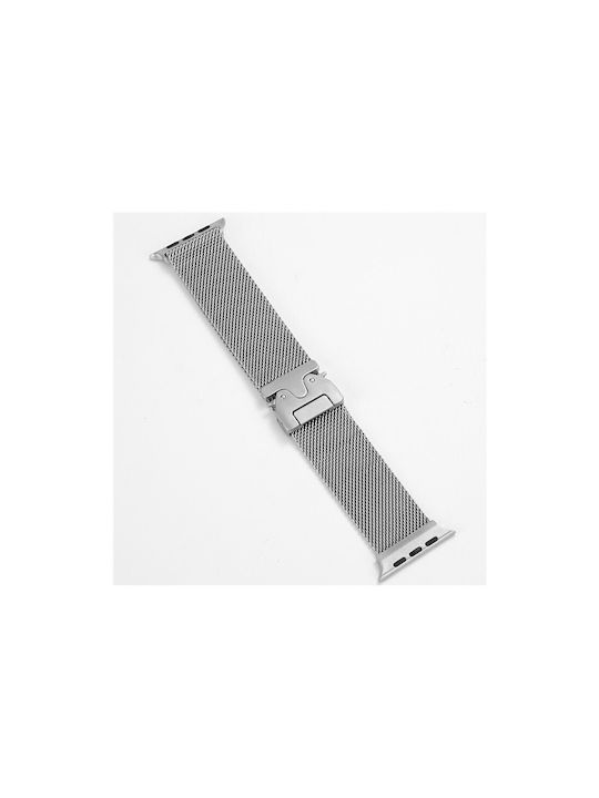 Kalebol Armband Silber (Apple Watch 10, Ultra 2, Ultra, 9, 8, 7) Kalebol Armband Silber (Apple Watch 10, Ultra 2, Ultra, 9, 8, 7)