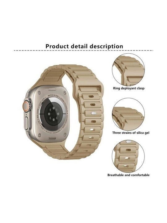 Kalebol Strap Silicone Brown (Apple Watch 10, Ultra 2, Ultra 49mm, 9, 8, 7)