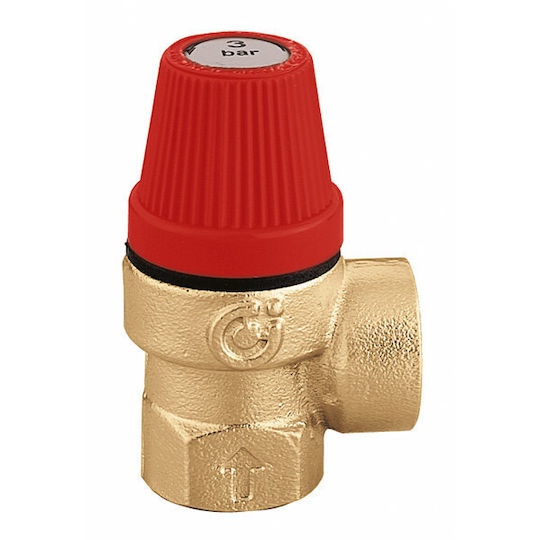 Caleffi Δίοδη Βαλβίδα Ασφαλείας ½" για Λέβητα