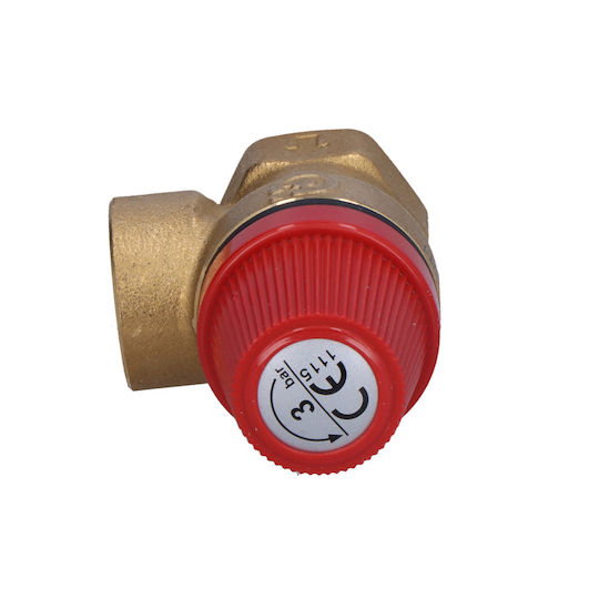 Caleffi Δίοδη Βαλβίδα Ασφαλείας ½" για Λέβητα