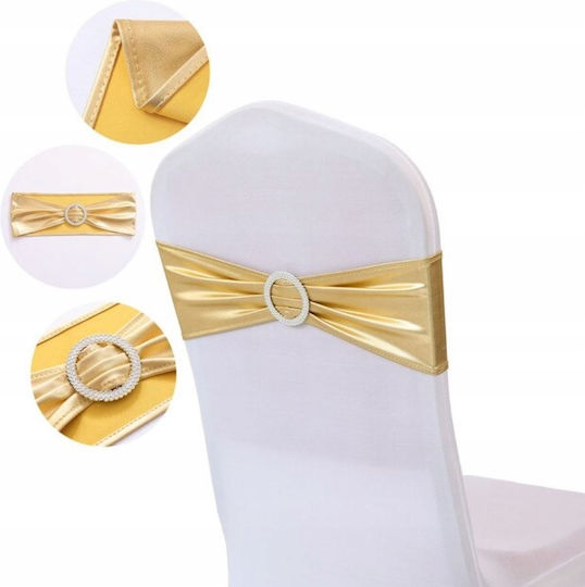 Meble odNowa Ελαστικό Κάλυμμα Καρέκλας Λευκό 14x50cm Meble odNowa Ελαστικό Κάλυμμα Καρέκλας Λευκό 14x50cm