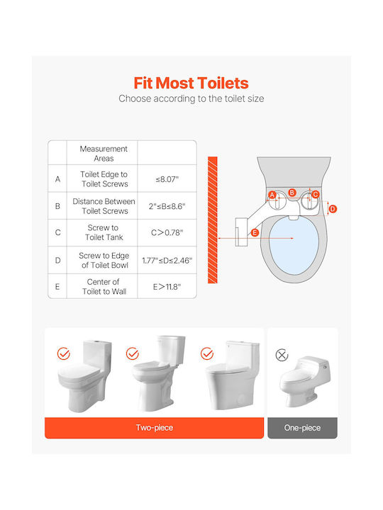 Vevor Bidet Diverter Valve White