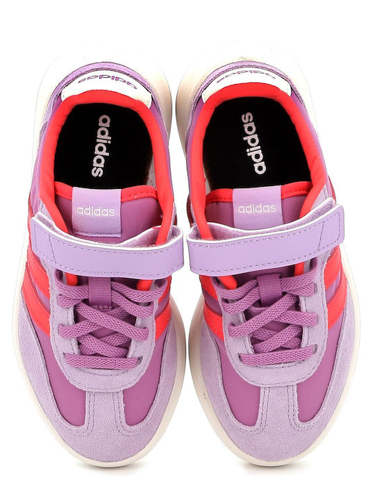 Purple Adidas Neo Label Kids Adidas NEO Label Purple 'Daisies