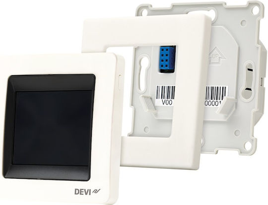 Danfoss DEVIreg Touch Pure White Digital Termostat Spațiu cu Ecran Tactil