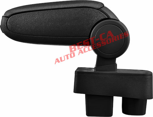 Best-Ka Consolă pentru cotiera mașinii Compatibil cu Skoda Fabia în culoarea negru