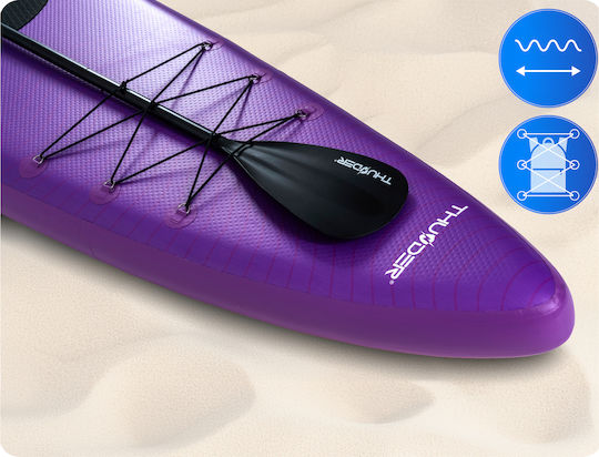 Thunder Inflatable SUP Board 365cm Inflatable SUP Board / Kayak with Length 3.65m Purple