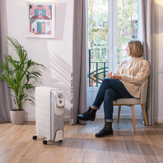 Cecotec Readywarm 11000 Space 360 Oil Filled Radiator with 9 Fins 2500W
