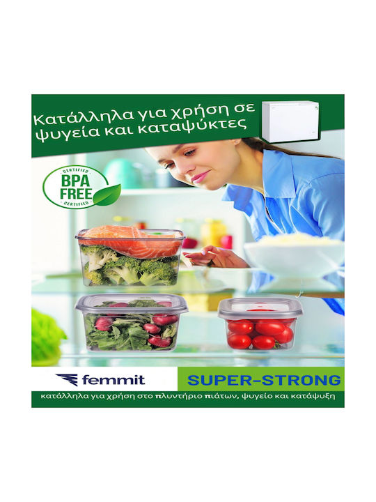 Femmit Spice Jar Set 12 Pieces 550 ml Airtight Lid Plastic
