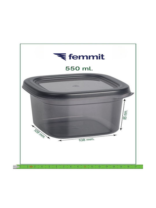 Femmit Spice Jar Set 12 Pieces 550 ml Airtight Lid Plastic