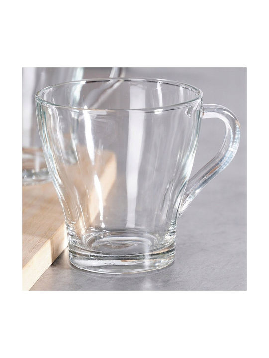 Vilde Mug Glass Transparent 250ml 6pcs