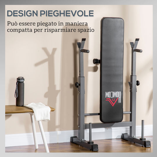 HomCom Multifunktionales Trainingsgerät mit Gewichten 150kg