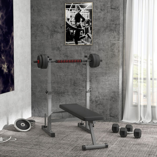 HomCom Multifunktionales Trainingsgerät mit Gewichten 150kg