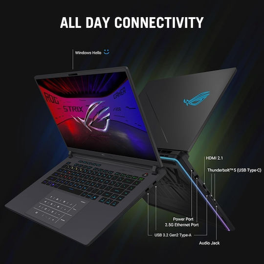 Asus ROG Strix G16 G615LR-AS96 16" IPS QHD+ 240Hz (Ultra 9-275HX/32GB/1.0TB SSD/GeForce RTX 5070 Ti/W11 Home) (US Keyboard)