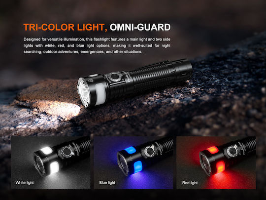Fenix Rechargeable LED Flash Light with Maximum Brightness 1800lm