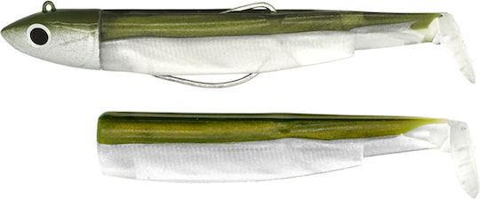 Fiiish Black Minnow Combo Shore Artificial Bait No3 12cm/12g White Red
