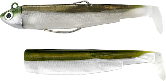 Fiiish Black Minnow Combo Shore Artificial Bait No3 12cm/12g White Red