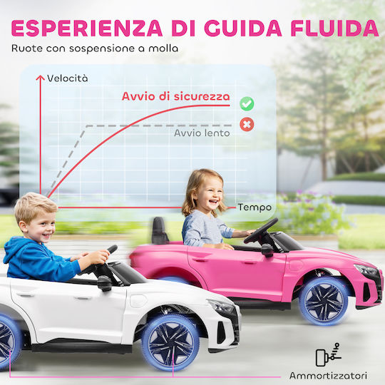 HomCom Electric One-Seater Car with Remote Control 12 Volt Pink