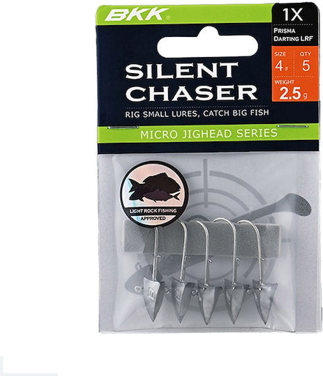 Μολυβοκεφαλές Bkk Silent Chaser Prisma Darting Lrf #2 5gr