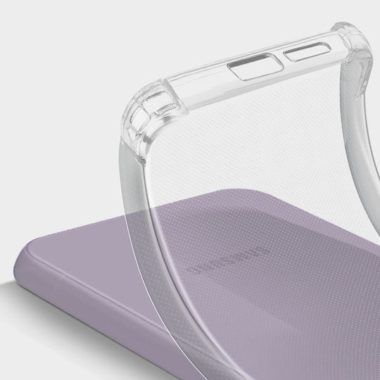 Samsung Galaxy S21 FE Weiche Silikon Bumper Ecken Akashi Klare Handyhülle