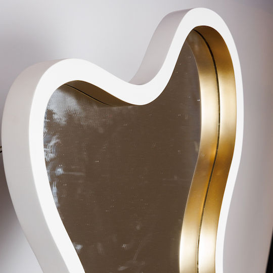 Eurolamp 811-30002 Асиметрично Бяло Огледало 90.4x68.8cm Eurolamp 811-30002 Асиметрично Бяло Огледало 90.4x68.8cm