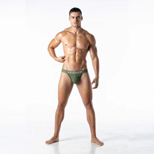 Leader Herren Jockstrap Khaki