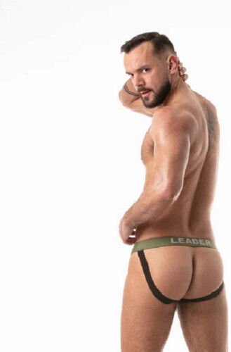 Leader Herren Jockstrap Khaki