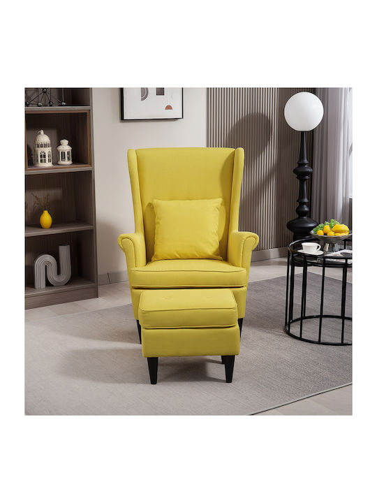 cu Puf Galben 75x83x104cm