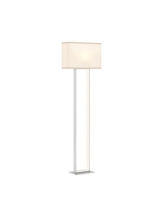 HomCom Floor Lamp H150cm. White