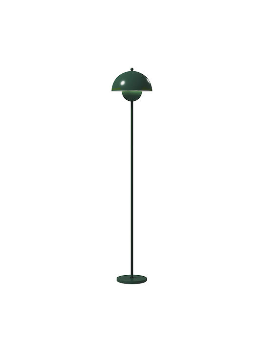 HomCom Floor Lamp H155xW30cm. with Socket for Bulb E27 Green