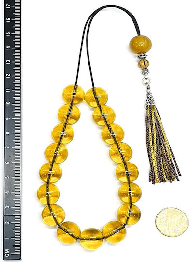 Roloi Komboloi Worry Beads Honey 32cm
