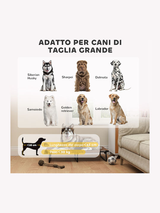 Pawhut Dog Bed Houses Brown 107x61cm