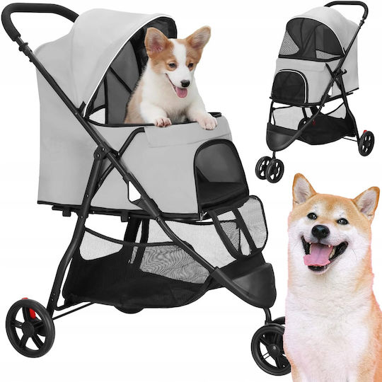 Cosul pentru transport câine / pisici până la 15kg Negru