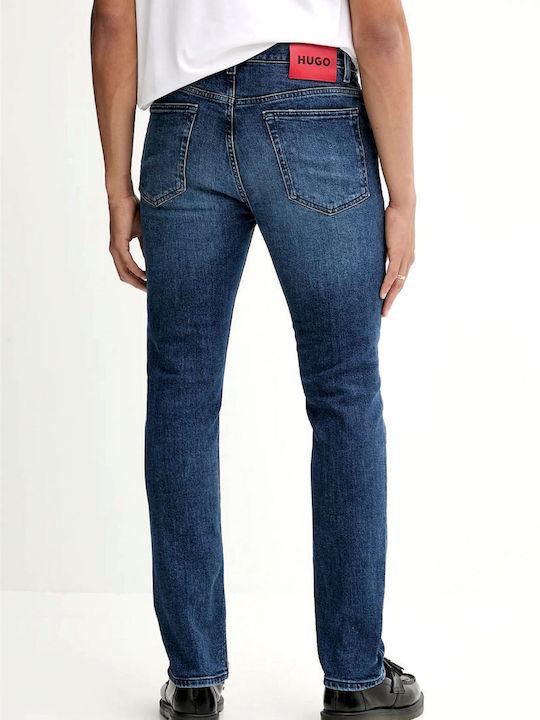 708 Men's Jeans Pants with Slim Fit Blue