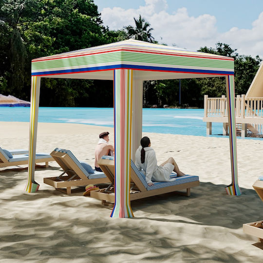 Costway Beige Beach Tent