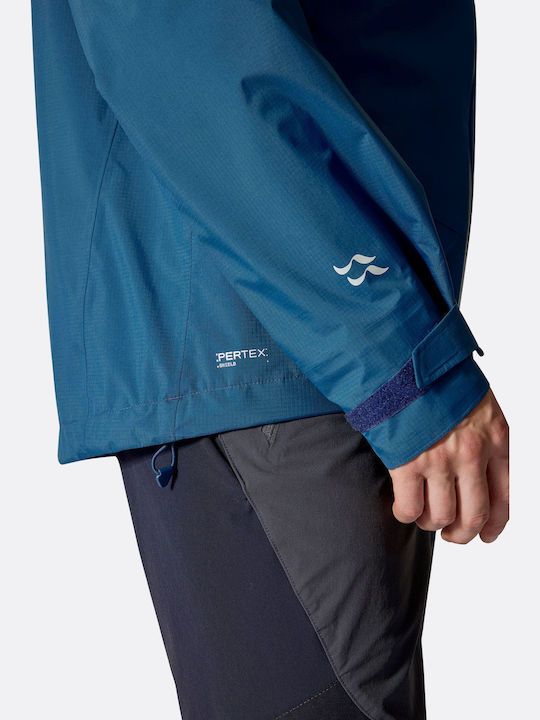 Downpour Μπουφάν Αδιάβροχο Tempest Blue