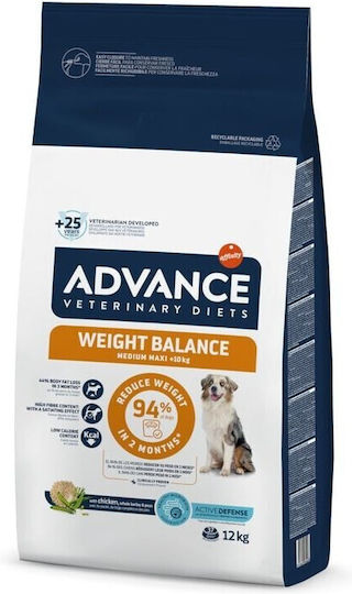 Advance Weight Balance 12kg Ξηρά Τροφή Σκύλων με Κοτόπουλο, Πουλερικά, Ψάρια, Χοιρινό, Βοδινό, Πατάτες και Μοσχάρι