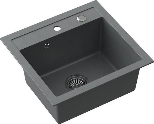 Steiner Ένθετος Inox με Μπαταρία Μ50xΠ47cm Γκρι